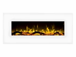 Chimenea eléctrica LALITA - Ancho 110 x Prof. 14 x Alt. 49 cm - < FLAMATECH New