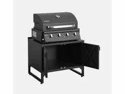 Cocina exterior de acero, 2 puertas, 80cm < Sweeek