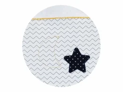 Colcha blanca de algodón para cuna < Sauthon Online