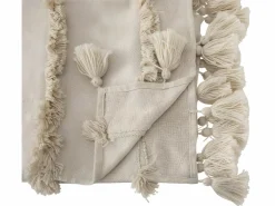 Atmosphera Colcha, Edredón * Colcha de estilo bohemio 130 x 180 cm Beige
