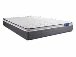 ACTISOM Colchones - 160X200Cm | Colchón Actiflex plus 160x200cm, Grosor: 26cm, Muelles ensacados y espuma viscoelástica, Muy firme, 7 zonas de confort
