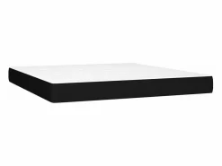 Colchón de muelles ensacados tela negro 180x200x20 cm ES892036 < Online
