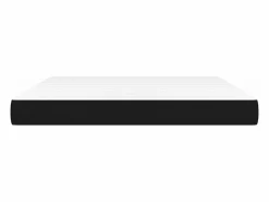 Colchón de muelles ensacados tela negro 180x200x20 cm ES892036 < Online