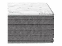 Colchón 160 x 200 cm con muelles ensacados de 7 zonas, firmeza H3, espuma de confort de 22 cm de grosor, anti-alérgico - HOMAVO < Discount