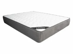 Ysmée Colchón Látex|Colchones - 160X200Cm * Colchón 160 x 200 cm de espuma HR y acolchado de látex de 30 cm de grosor - MALINO de YSMÉE Blanco