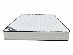 Ysmée Colchón Muelles Ensacados|Colchón Memoria De Forma * Colchón 160 x 200 cm Queen Size muelles ensacados 7 zonas y viscoelástica 22cm de grosor - LUREAN de YSMÉE Blanco