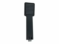 Aica Columna De Ducha * Columna de Ducha Termostática - Mate, Alcachofa Cuadrada+Raciador Superior Grande 20cmx20cm Negro