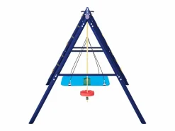 Columpio exterior de acero - 3 columpios + estructura de escalada + cesta < Hauss Spole Outlet