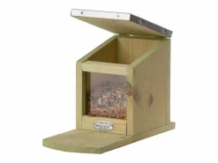 Comedero de madera y zinc para ardillas < Best For Birds Sale