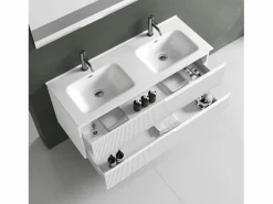 Composición bañera doble 5 piezas VENERE mate < Outlet