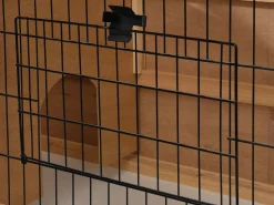 Vente-unique Cama De Animales De Compañía * Conejera con patas para conejos y roedores - Ancho 91 x Prof. 45 x Alt. 70 - LAPIUS Color natural claro