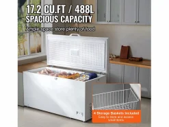 Congelador Horizontal SucceBuy de 488 L con 4 Cestas < Discount