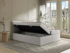 Ysmée Cama Continental Boxspring | Conjunto completo de decoración para dormitorio con canapés abatibles - 160 x 200 cm - - SIAKI