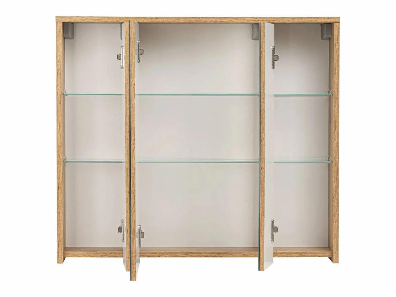 Conjunto De Baño * Conjunto de baño 80 cm Vivien Roble Wotan Columna Armario con espejo Marru00f3n