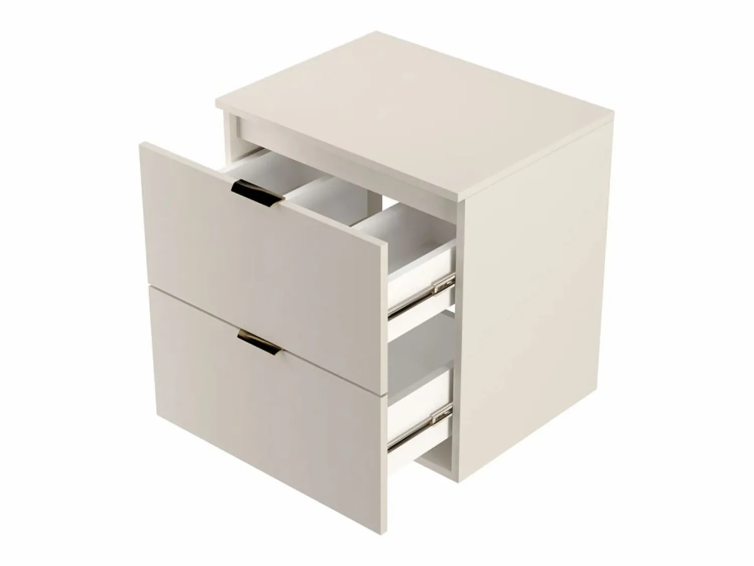 Conjunto de baño de cachemira 140 cm Armario con encimera y estantería Orio < Sale