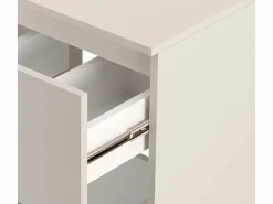Conjunto de baño de cachemira 140 cm Armario con encimera y estantería Orio < Sale