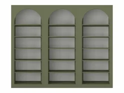 Conjunto de 3 estanterías con 6 estantes - - CYMORA < Vente-unique Discount