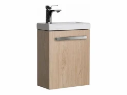 Conjunto de lavabo de pared Nevada con grifo cromado < Outlet