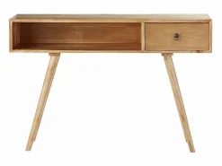 BERAH GETAH Consola Escritorio | Consola de madera de mindi maciza
