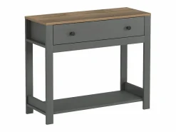 Consola para recibidor color blanco estilo clásico con cajón Corlay - < Best