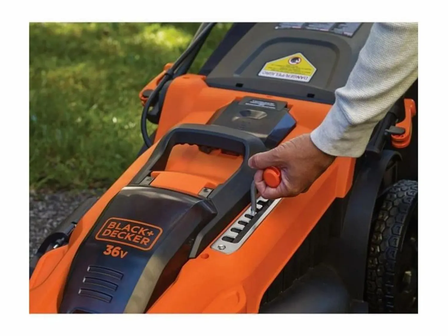 Black+Decker Cortacésped | Cortacésped a batería BLACK + DECKER Autosense 48cm 36V 2x2 Ah