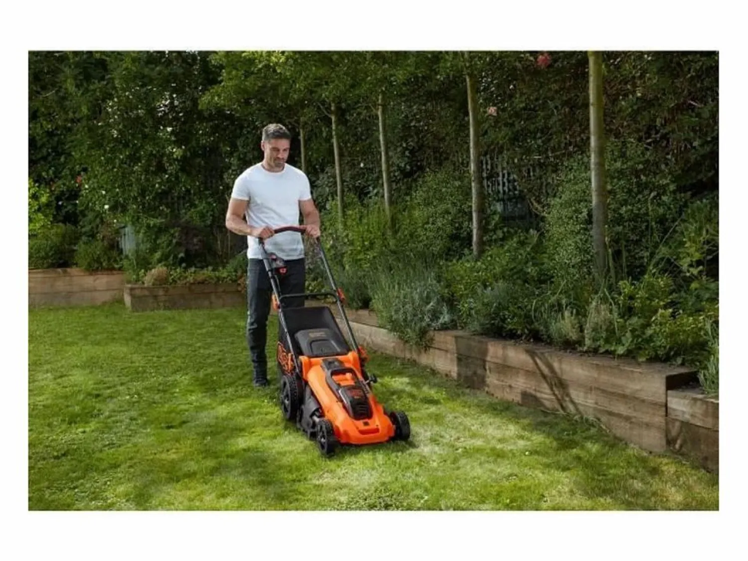 Black+Decker Cortacésped | Cortacésped a batería BLACK + DECKER Autosense 48cm 36V 2x2 Ah