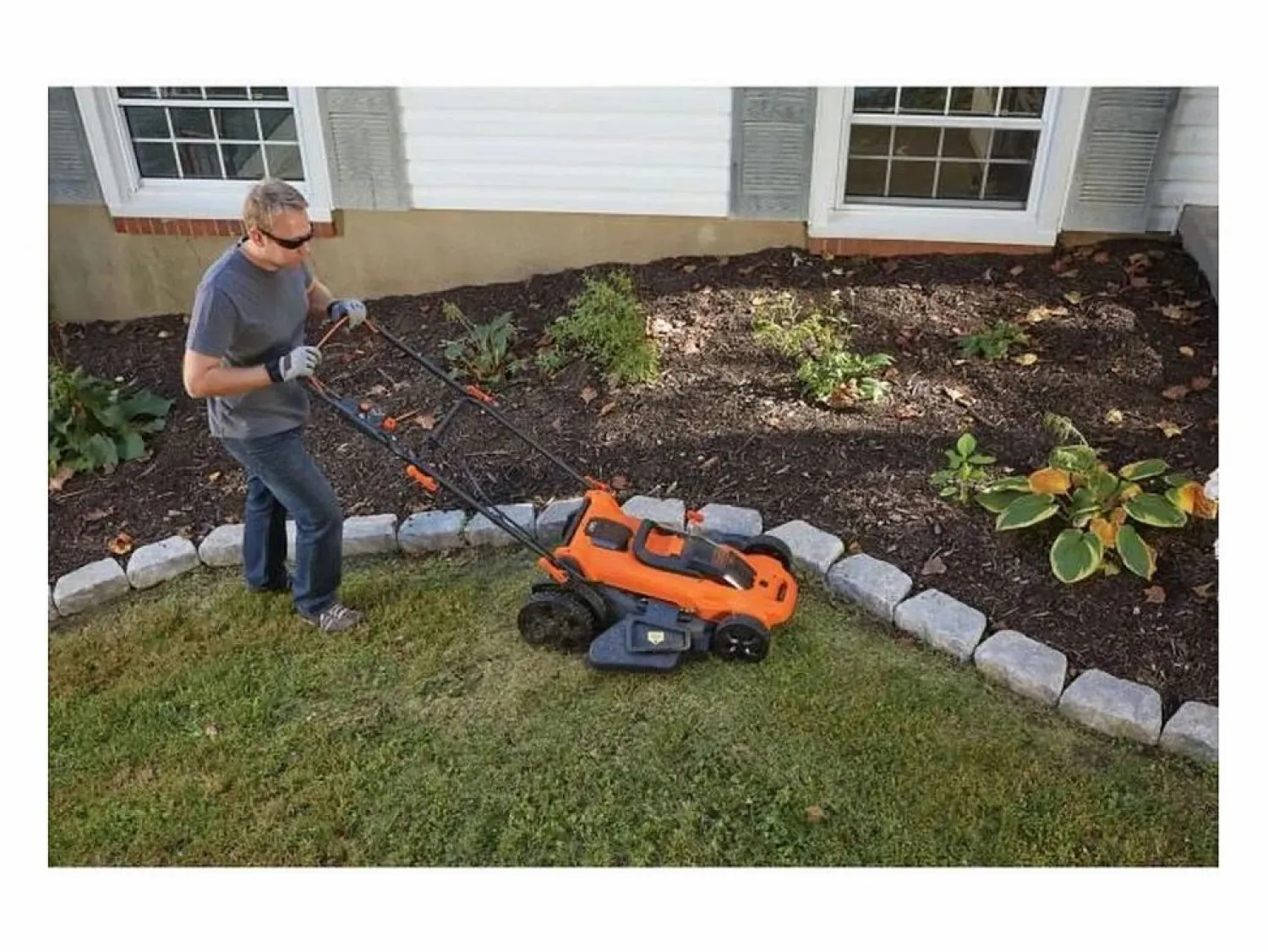 Black+Decker Cortacésped | Cortacésped a batería BLACK + DECKER Autosense 48cm 36V 2x2 Ah