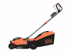 Black+Decker Cortacésped * Cortacésped inalámbrico 33 cm LITHIUM 18V - 2,5Ah - 2 baterías - 1 cargador Naranja