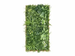 Cuadro vegetal sintético H. 106 x L. 55 cm - Marco natural, follaje , TERAKLA < OZAIA Hot