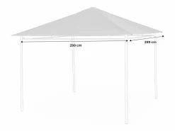 Cubierta de pérgola elusa 3x3m pardo < Sweeek New