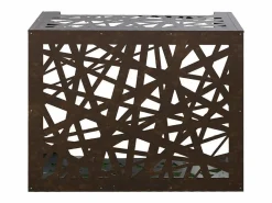 Aire Acondicionado, Ventilación * Cubierta de aire acondicionado ARTIST de aluminio corten marrón bronce (largo 86 x profundidad 44 x alto 68 cm) Marru00f3n
