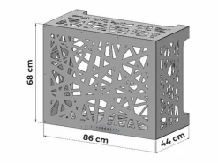 Cubierta de aire acondicionado ARTIST M Aluminio L86 x P44 x H68 cm < Outlet