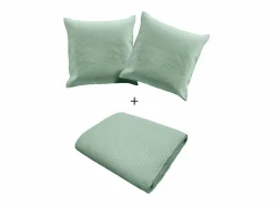 Douceur d'intérieur Colcha, Edredón | Cubre Cama Acolchado y 2 Fundas de Almohada Romane