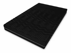 Cubrecama TOP5, relleno de coco, tamaño: 200 x 200 x 5, incl. funda, cubrecama, color: negro, dureza: H4 < New