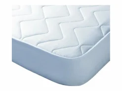 Cambia tus muebles Protector De Colchón | Cubrecolchón de 135x190 cm hipoalergénico de microfibra extra suave en color blanco Alisa