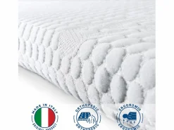 Cubrecolchón Doble de espuma viscoelástica XXL | protectores de colchón 6 cm | Cubrecolchón desenfundable | Antibacteriano y antihongos | 175 x 200 < The White Stone New