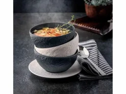 VILLEROY & BOCH Vajilla|Vajilla * Cuenco de porcelana D14 cm, Manufacture Rock Negro