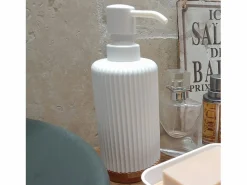 5five Accesorios De Wc * Distribuidor de jabón a rayas Blanco