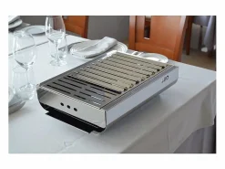 - Barbacoa de Carbón Portátil TRENDY en Acero Inoxidable, Compacta y Resistente – 44 x 29,5 x 12 cm- < Don Hierro Outlet