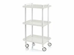 - Carrito auxiliar LEKY, armazón , 3 estantes. Multifuncional, práctico y decorativo- < Don Hierro Online