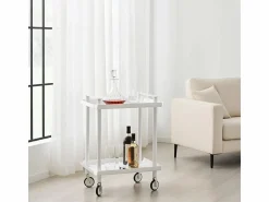 - Carrito auxiliar LEKY, armazón , 2 estantes. Multifuncional, práctico y decorativo- < Don Hierro Best