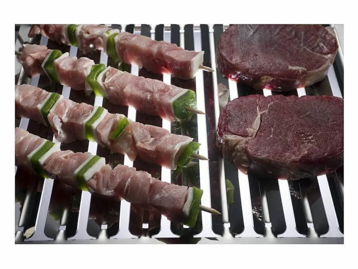 - Parrilla de acero inoxidable para barbacoa, especial carne, ABRÁSAME, tamaño grande- < Don Hierro Online