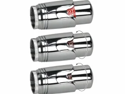 ECD Germany Toallero Eléctrico * Radiador de baño Calentador de Toallas Radiador 400 x 800 mm Antracita Recto con conexión Central Radiador Secadora Incl. Termostato con paso al suelo Gris antracita