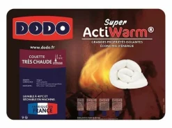 DODO Edredón Nórdico * Edredón muy cálido SUPER ACTIWARM 450g/m² 200x200 cm Blanco