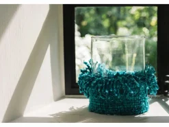 Bazar Bizar Portavelas Y Vela * El Portavelas Oh My Gee - Aqua - XL Azul