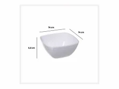 5five Presentación Y Servicio|Vajilla | Ensaladera de cerámica blanca de 25 cm.