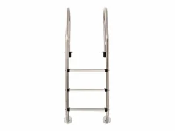 Accesorio Piscina | Escalera de piscina 3 peldaños acero inoxidable 304 120 cm ES715403