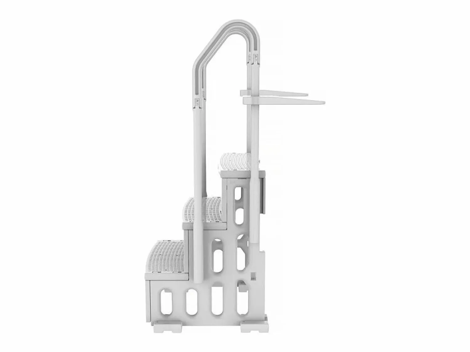 Habitat et jardin Accesorio Piscina | Escalera individual para piscina "Nathan" - 3 escalones - plástico