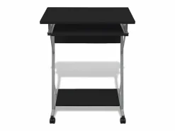 Clicnbuy Mesa De Ordenador | Escritorio compacto de ordenador con bandeja de teclado