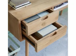BERAH GETAH Consola Escritorio | Escritorio de madera teca maciza